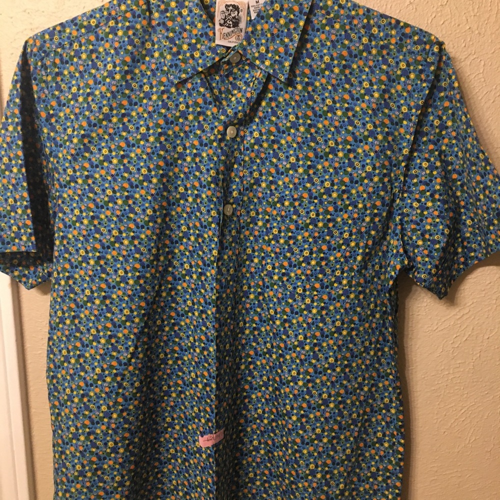 bundle of 3 colorful button down shirts
